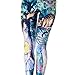 Womens Cute Cheshire Cat Alice in Wonderland Printed Tight Leggings Pencil Pants,No1,One Size