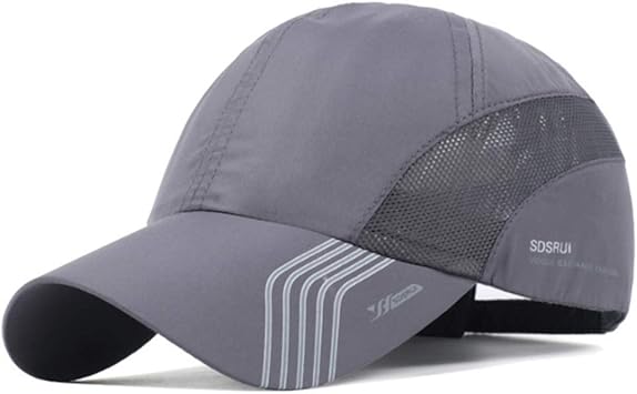 Amazon Co Jp Fupuone ジョギング帽子 ランニングキャップ メンズ 4color グレー スポーツ アウトドア