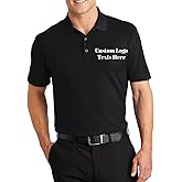 INK STITCH K100 Men Custom Stitching Embroidery Logo Text Design Your Own Core Pique Polo Shirts