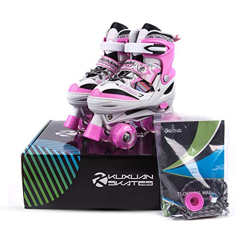5 Kuxuan+Roller+Skates+Adjustable+Illuminating