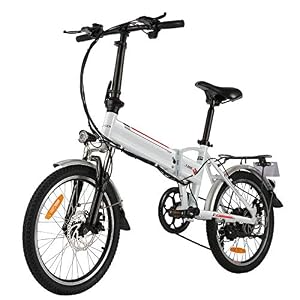 BIKFUN Electric Bike Mountain e-bike, 20/26 inch Electric Assisted Bicycle with 36V 8Ah Lithium Battery, 250W Motor, 7…