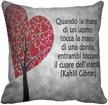 Cuscino Personalizzato Kahlil Gibran Poeta Poesia Citazione Frase D Amore Dedica Alchimista Love 3 Arredamento Divano Idea Regalo Amazon It Casa E Cucina