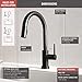 Delta Faucet Trinsic VoiceIQ Touchless Kitchen Faucets with Pull Down Sprayer, Smart Faucet, Alexa and Google Assistant Voice Activated, Kitchen Sink Faucet, Matte Black 9159TV-BL-DST