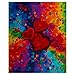 Timeless Treasures Digital Full Heart 36in Panel Bright Fabric