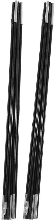 Pole replacement for cam tents,4M Fiberglass Cam Tent Pole Bars Outdoor Support Rods Awning Frames Kit, Black - Image 5
