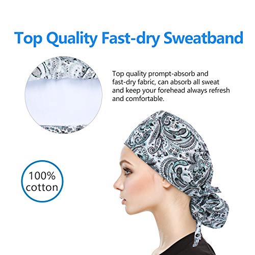 4 QBA+Working+Adjustable+Sweatband+Ponytail
