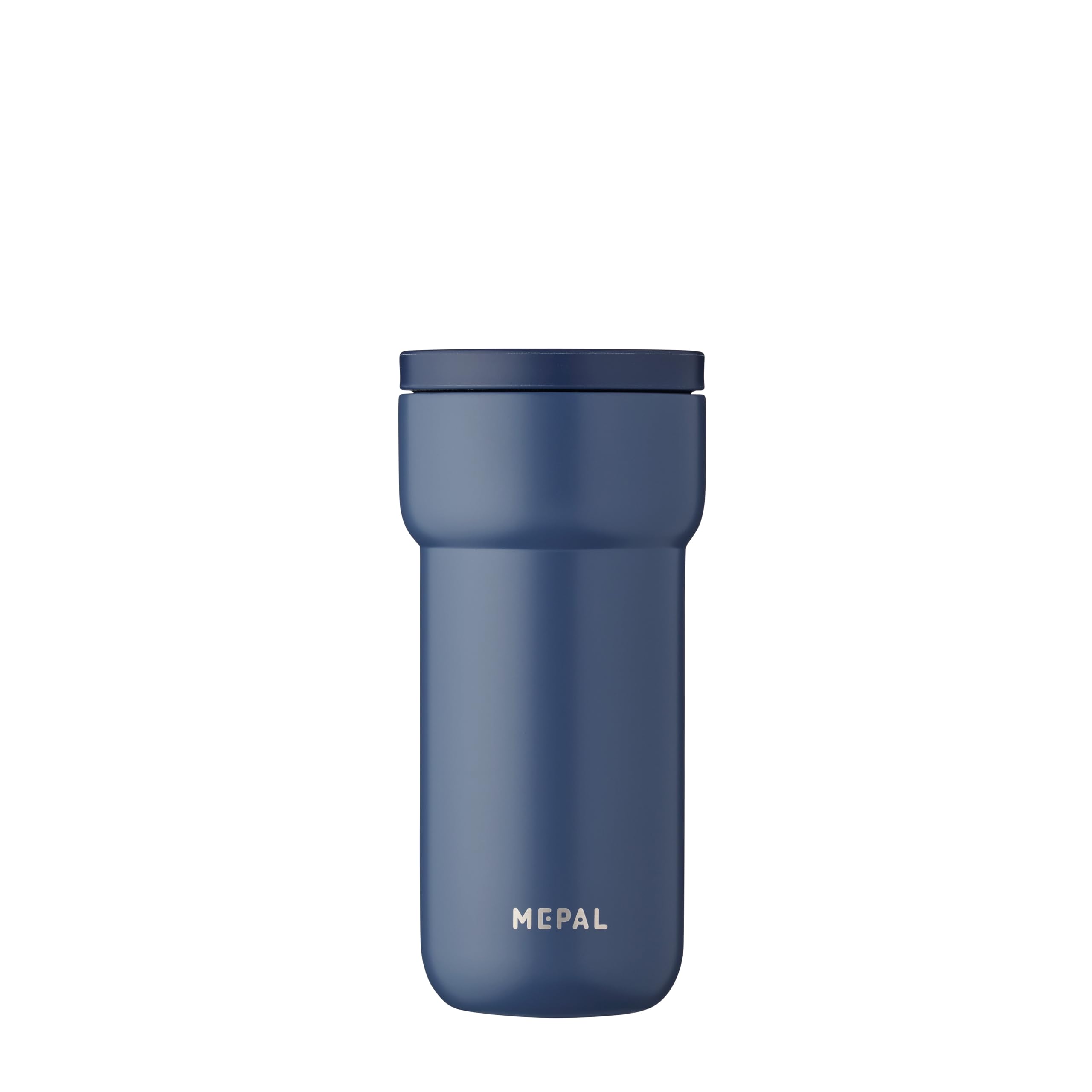 Mepal – Insulated Mug Ellipse – 4 Hours Hot & 8 Hours Cold - Insulated Cup On The Go – Suitable As Tea Cup & Coffee Cup to Go – Fits All Cup Holders - 375 ml – Nordic Denim — image 1