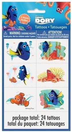 Finding Dory Tattoos Set of 24 Tattoos