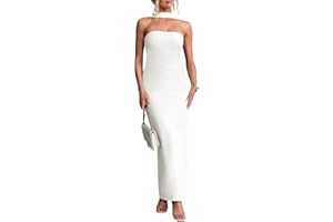 MISSJOY Women's Formal Maxi Dress Elegant Bodycon Halter Neck Cocktail Wedding Guest Evening Party Dress