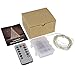 LOENDE Led Fairy Lights Fairy String Lights Christmas String Lights 8 Mode 50 LED Remote Battery String Lights Copper Wire Firefly Lights for Wedding Bedroom Party, 100% Waterproof, 2-year Warranty