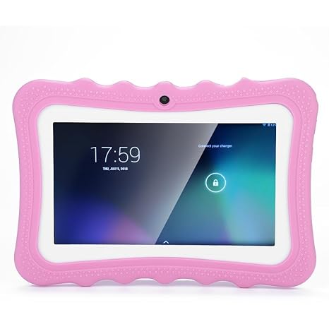 VBESTLIFE 7 Zoll Touchscreen Kinder Tablet,1024 * 600 PC Augenschutz WiFi Learning Tablet für Kinder(512M RAM, bis zu 32 GB)(