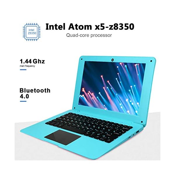 HSW 10.1 inch windows 10 Ultra Thin Laptop PC - 2GB RAM 32GB Storage, Intel Quad Core 1.44Ghz USB 3.0, WiFi, HDMI, BT…