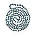 MGR MY GEMS ROCK! Long Endless Matte Finish Azurite Stone Necklace, 60 Inches Long. (Azurite)