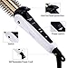3 In 1 Professional Travel Ceramic Hair Curling Iron/Straightener/Crimper Dual Voltage, Tourmaline Hair Straightening/Curler With Faster Heating By MHKJP