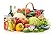 Bekith 15 Pack Premium Reusable Produce Bags, Net Bags for Grocery Shopping & Storage of Fruit Vegetable & Garden Produce