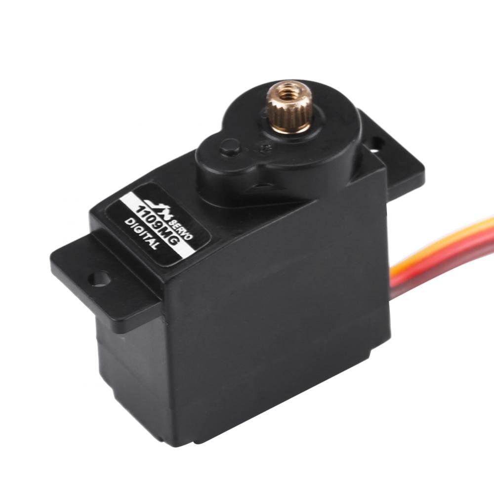 10G Digital Servo, 4.8-6V Mini Micro Metal Gear Servo for RC Model Fixed Wing Airplane
