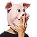 PartyCostume – Happy Pig Mask – Halloween Party, Funny, Cute Latex Animal Mask