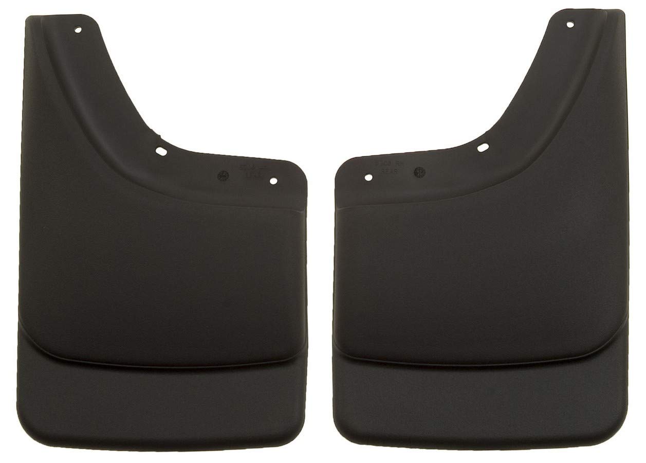 Photo 1 of Husky Liners - Rear Mud Guards | 2002-2009 Dodge Ram 1500/2500/3500 w/Single Rear Wheels & w/o OEM Fender Flares, Rear Set - Black, 2 Pc. | 57061
