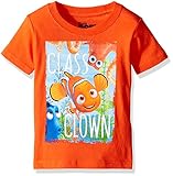 Disney Little Boys' Toddler Finding Dory Movie Short Sleeve T-Shirt Shirt, Orange, 4T