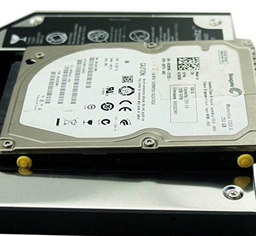 Nimitz 2nd HDD SSD Hard Drive Caddy Adapter for Dell E6400 E6500 E6410 E6510 M2400 M4400 M4500 Modular Bay - Thumbnail 6