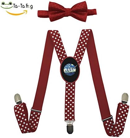 Grrry Kids Starry Night NA/SA Adjustable Y-Back Suspender+Bow Tie Red