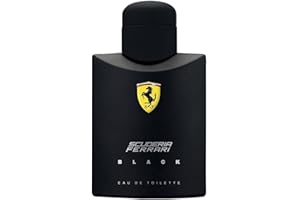 Ferrari Scuderia Black Eau De Toilette Spray For Men, 4.2 Ounce