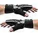 Achieve Fit Weightlifting Gloves - Leather Palm for Fitness savvy Men & Women, Firm Control & Comfort for Weight Lifting, Powerlifting, Crossfit Training (Pair) (Gray, XL, with Wrist Wraps)