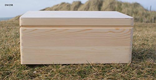 Unpainted Wooden Box, Storage Box, Plain Wooden Box, DIY Storage, Box with lid, Wedding Keepsake, Toy Storage Box, For Decoupage, For Craft, 32x21x13.5 cm