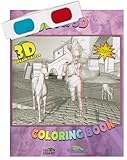 iColor 3D Dream Castle (High Detail) Coloring Book. Castles, Fairlies, Unicorns and Dragons Come to Life. 3D Glasses Included