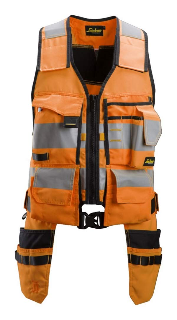 Snickers Workwear AllroundWork CL1 High-Vis Tool Vest, yellow