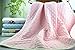 Organic Dream Baby Muslin Swaddle Blanket - Oversized 47in x 47in - Ultra Soft (Pink Dot)