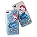 【Upgraded model】Anti-Dropping Shockproof Protective Shell iPhone Cover for iPhone 8 Plus or iPhone 7 Plus or iPhone 6 Plus or iPhone 6S Plus,Little Mermaid Ariel Holding Apple