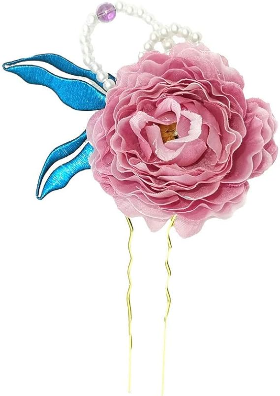 Amazon Misaki 髪飾り 纏花 花 花嫁髪飾り 牡丹 Uピン かんざし ハンドメイド 専用ケース付き 浴衣 袴 和装 花火大会 卒業式 結婚式 七五三 成人式 和装小物 通販