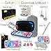 Orzly Switch Lite Accessories Bundle – Case & Screen Protector for Nintendo Switch Lite Console, USB Cable, Games Holder, Grip Case, Headphones, Thumb-Grip Pack & More (Gift Pack – Z&Z Edition)thumb 2