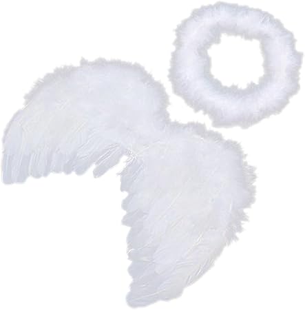 Amazon ベビー写真小道具 キッズコスチューム 子供写真撮影 天使の羽 天使の輪 写真 誕生日 撮影 パティー キッズコスチューム おもちゃ