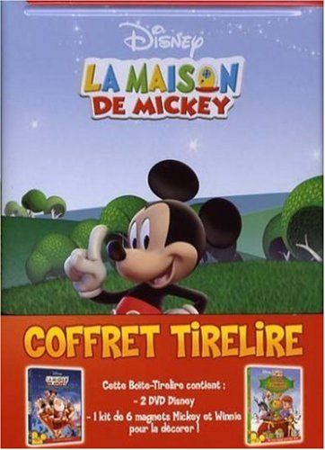 Coffret - La Maison De Mickey : À La Rescousse Du Père Noël + Mes Amis Tigrou Et Winnie : Un Noël De Super Détectives - Coffret Tirelire