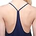 Letitia Women's Fashion Lace Hem Tanks and Cami (M,Navy)