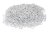 Mandala Crafts Chainmail Aluminum Jump Rings in Bulk for Chain Mail Coif, Costume, Viking Maille Armor, Jewelry Making (13 Gauge 15mm, Silver Tone)