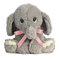 Lil Benny Phant Ellas Bundle of Joy Plush - Grey Elephant with Pink Ribbon