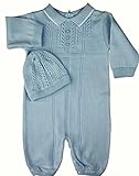 Feltman Brothers Infant Boys Knit Special Occasion Sweater Romper and Hat