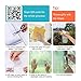 Privacy Window Film White Cross, Self Adhesive Frosted Window Film Removable Static Cling Decorative Glass Window Sticker No Glue UV Blocking Window Cling Blind for Office Kitchen 17.5x78.7inches