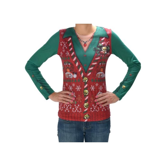 Buy Womens Ugly Christmas Sweater Vest 