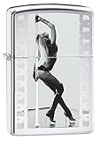 Zippo Pole Dancer Pocket Lighter, High Polish Chrome