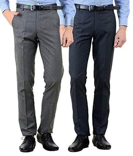 straight fit formal pants
