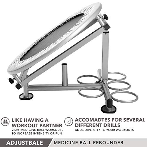 Medicine Ball Rebounder By Day 1 Fitness, Adjustable, Holdsup To 5