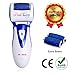 Electric Foot Callus Remover - Rechargeable Electronic Foot File - Professional Pedicure Tools with 3 Rollers - Foot Scrubber for Dry Cracked Feet and Dead Skin - Foot Sander for Men and Women