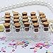 50pcs 0.5ml Size 11x18x6mm Small Mini Glass Bottles Jars with Cork Stoppers/ Message Weddings Wish Jewelry Party Favors/ - Size: Small Mini Glass Bottles Jars with Cork Stoppers/ Message Weddings Wish Jewelry Party Favors