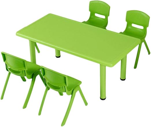 plastic child's table and chair set