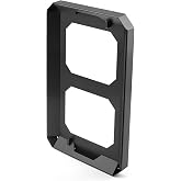 Mounting Plate Compatible with ToughBuilt StackTech Compact Tool Box, Universal Wall, Truck, or Floor Mount Base for Secure Toolbox Storage, Heavy-Duty Modular Mounting Bracket
