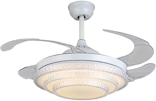 Modern 42inch Ceiling Fan Lights With Remote Control Invisible